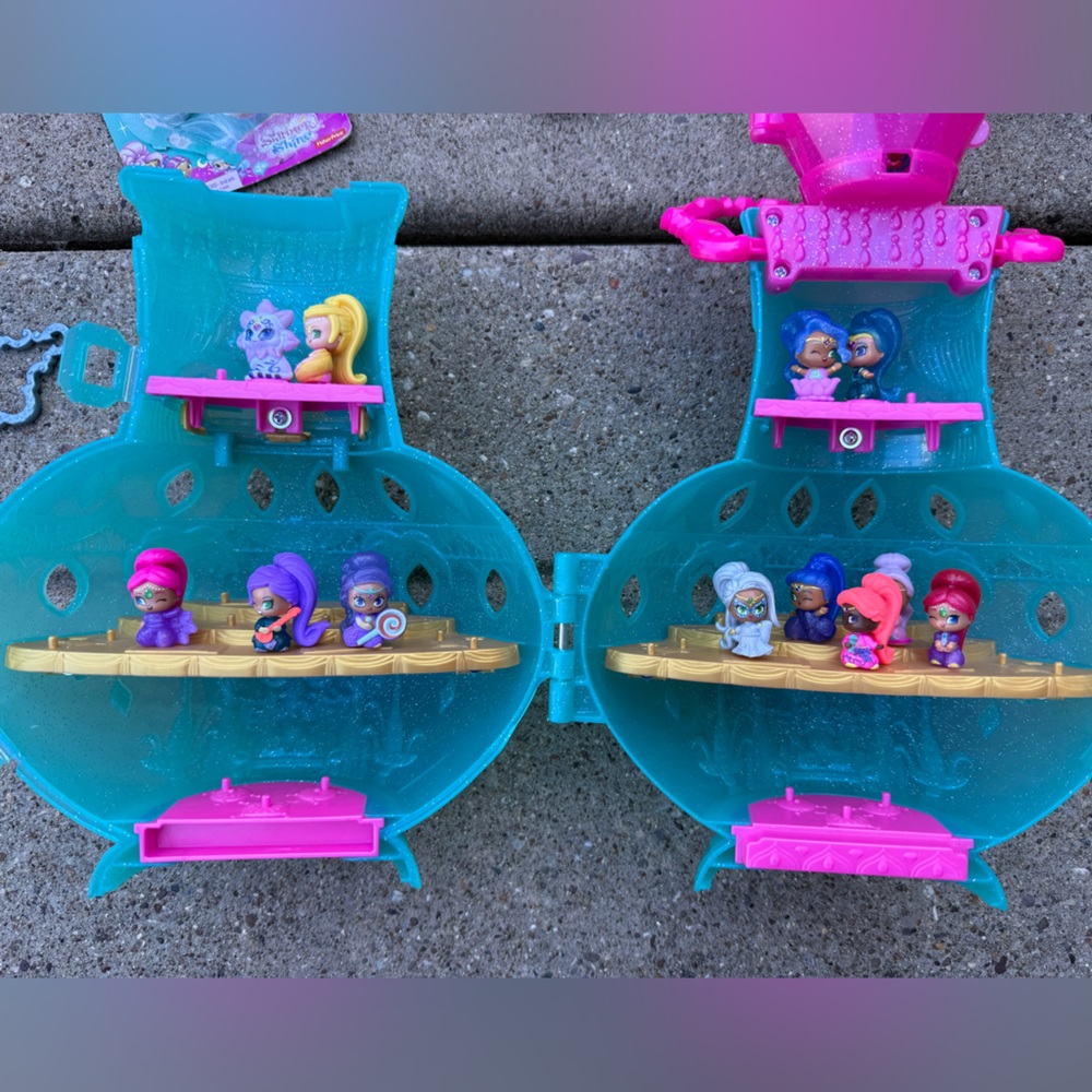 Nickelodeon Shimmer & Shine Teenie Genies Magic Carpet Adventure Playset bundle - Picture 2 of 4